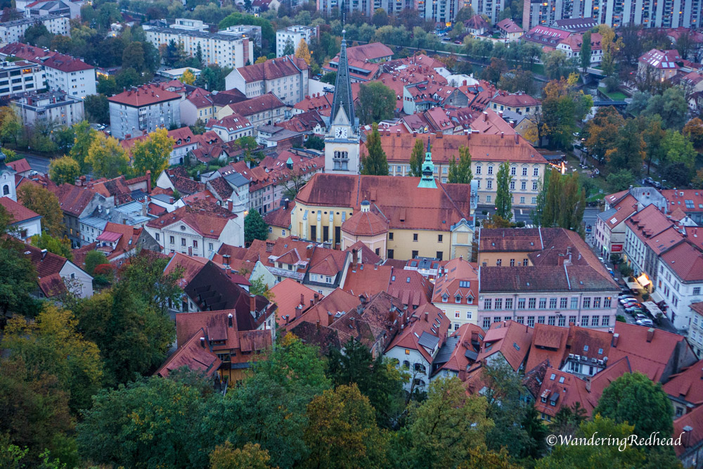 View Of Ljubljana From Castle