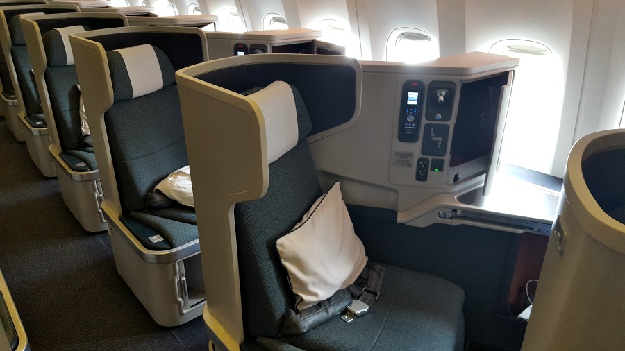 Cathay Pacific First vs BusinessClass