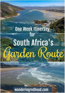 One Week Itinerary for the Garden Route