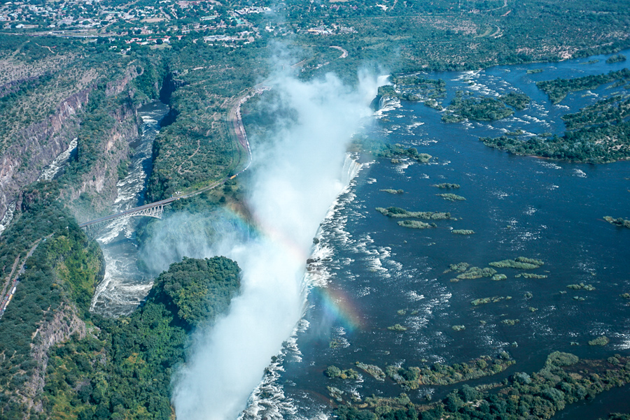 Victoria Falls from above