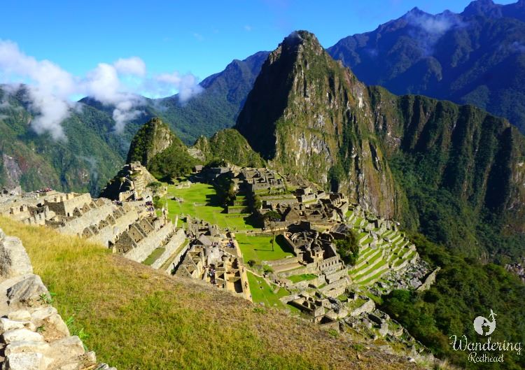 Machu Pichu Ancient Inca city in the mountains 