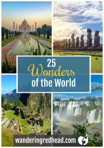 Pinterest image of world wonders