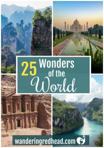 Pinterest image of world wonders