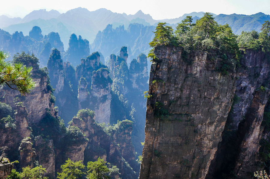 Wonder of the World the Zhangjiajie National Forest in China