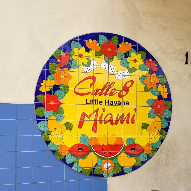 Ceramic Mosaic of Calle Ocho, Miami