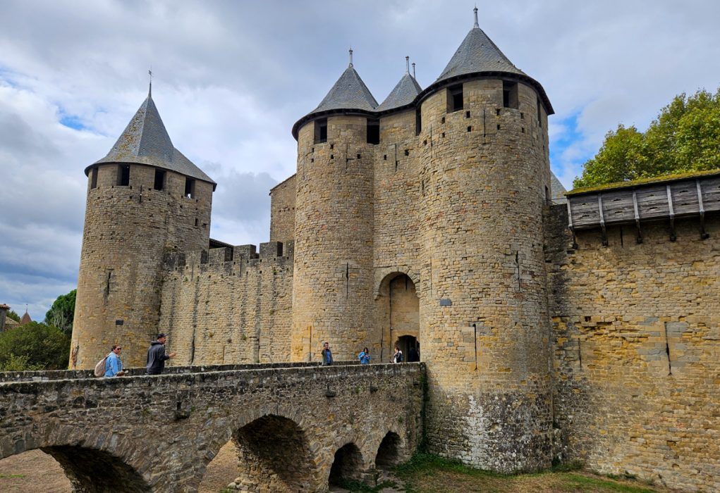 Medieval Castle of Carcassone in Southern France